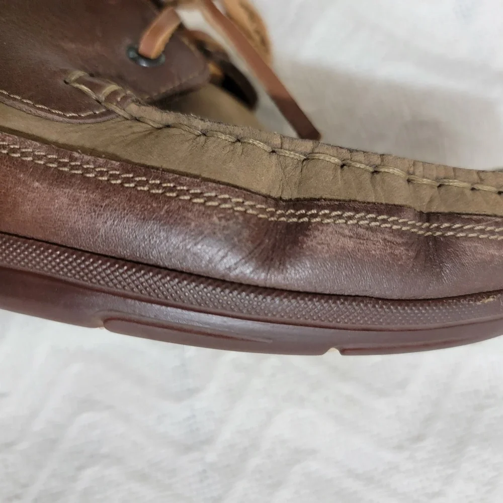Mephisto Spinnaker Leather-Suede Two Tone Boat Shoes‎ Sz 10.5 US Air Relax